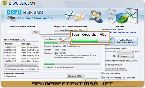 Windows 7 Bulk SMS for GSM Phones 10.0.1.2 full