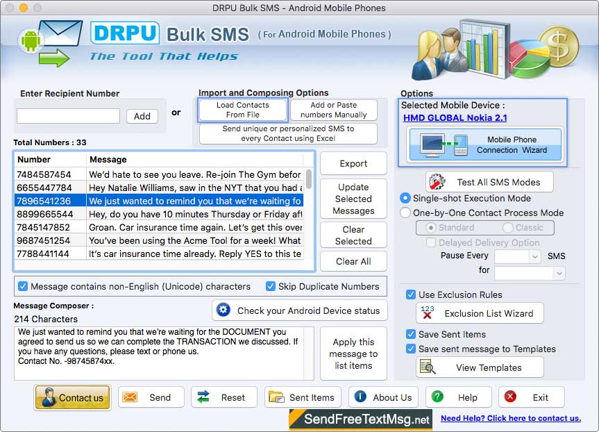 Load Contacts From File