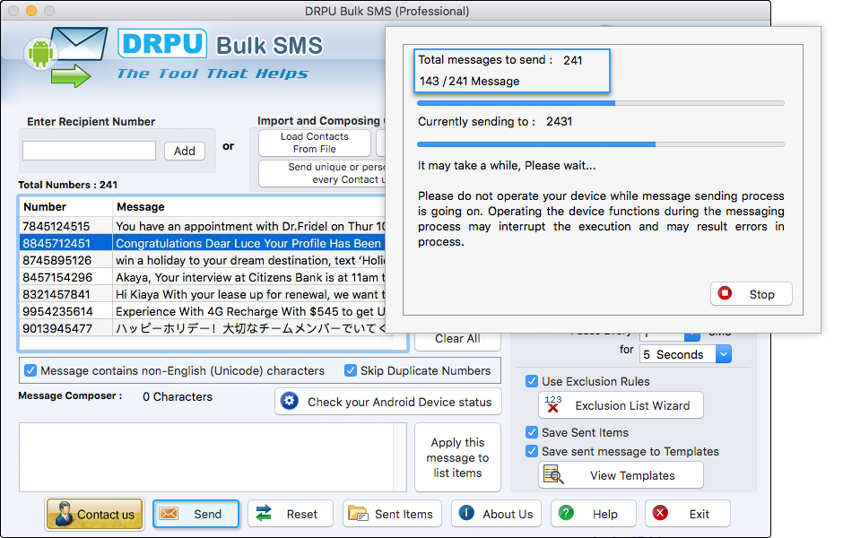 Bulk Sms-Professional