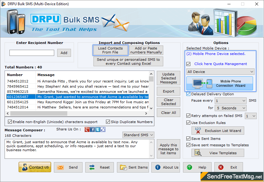 Load Contacts From File