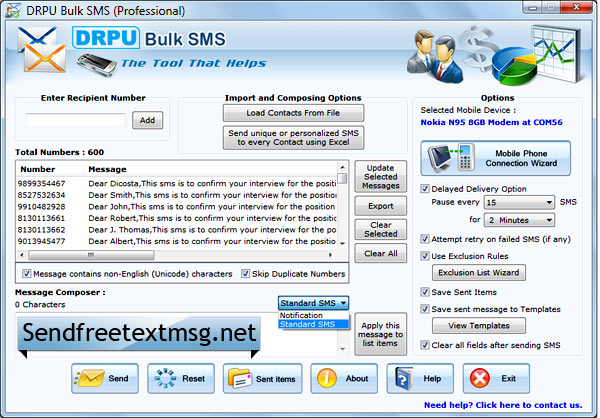 Send Free Text Message 8.0.1.3 full